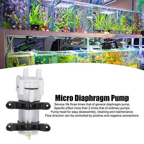 Mala membranska pumpa 12v, R385 električna Mini membranska pumpa varijabilnog smjera DC za akvarijum