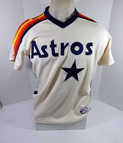 1988 Houston Astros Juan Agosto # 49 Igra Rabljeni krem ​​dres 44 DP35429 - Igra Polovni MLB dresovi