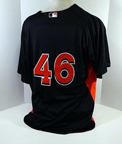 2012-13 Miami Marlins # 46 Igra izdana Black Jersey St BP 50 DP18509 - Igra Polovni MLB dresovi
