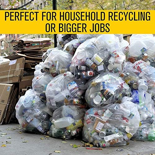 45 galona čiste vrećice za smeće - - 40 x 46 - 1,5 mil - CSR serija - teški industrijski obloge Očistite vreće za smeće za recikliranje,