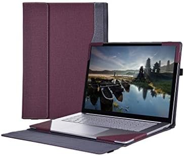 Poklopac kućišta za med za HP EliteBook 850 G7 15 , PU kožna folija štand zaštitna tvrda struja poklopca kompatibilna sa HP EliteBook 850 G7 15,6 inča, crvena