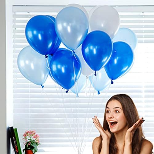 Royal Blue Baloni, 3 različite veličine 77 pakovanje lateks plavih balona 12 inča, 5 inča, 10 inča za vjenčani tuš za tuširanje rođendan