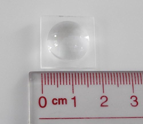 18mm kvadratno sočivo za Led 18mm glatko Bikonveksno sočivo optičko fokusiranje sočiva pakovanje od 10