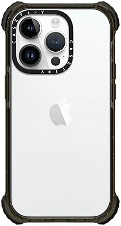 Caseteify prilagodljiv ultra udar iPhone 14 Pro CASE [5x testiran sa dvostrukom razredom / 11,5ft pad zaštite] - sjajna crna