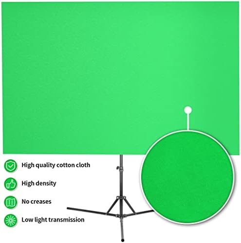 Ylyajy 150x200m pozadina zelenog ekrana sa postoljem 4: 3 Format vodoravnog / vertikalnog načina otporne na zidanje za igre za igre
