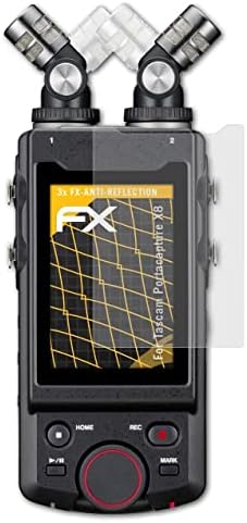 Atfolix zaštitnik ekrana kompatibilan sa Tascam Portacapture X8 folijom za zaštitu ekrana, Antirefleksnom i FX zaštitnom folijom koja