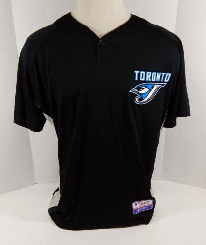 2008-10 Toronto Blue Jays 55 Igra Rabljena Perse Rabljeni Black Jersey Bating ST 50 087 - Igra Polovni MLB dresovi