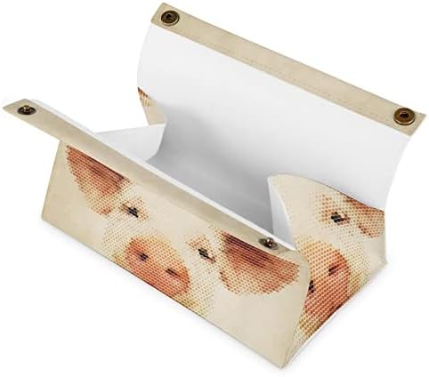 Retro svinjska tkiva kutija pokriva ukrasni dozator papira sa salvetom za kućni uredski automobil