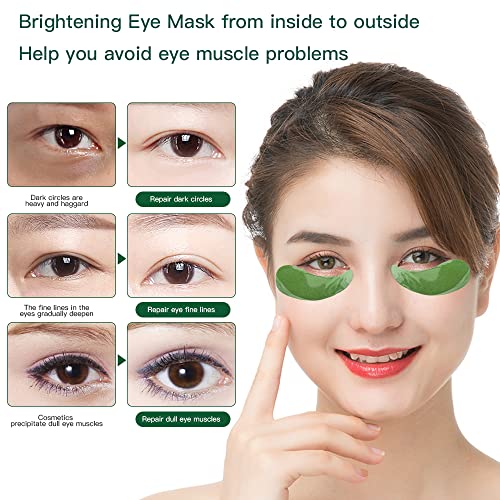 Doniliwst pod maskama za oči, 30 parova zelene alge pod zakrpama za oči, haoyuyan kolagen pod zakrpama za oči, učvršćivanje maske
