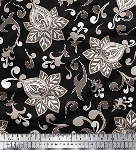 Soimoi pamučni dres tkanina kovitla & Floral Artistic fabric Prints by Yard 58 inch Wide