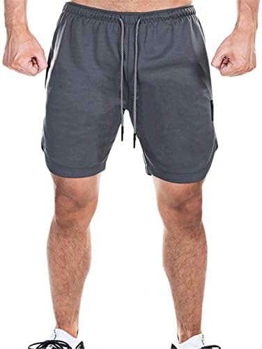 Andongnywell muške Casual sportske kratke hlače brzo sušenje sa džepovima za trening trčanje kratke pantalone