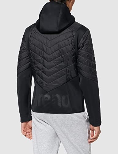 Arena Standard Cocoon Unisex puna jakna za potpuno prekrivanu zigu, crna, s