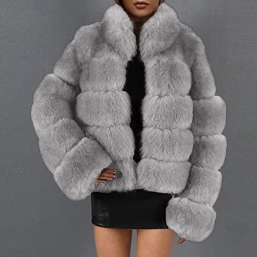 Ženski zimski kaput jakne jakne dugih rukava casual kratki topli žarišta za plišane kapute