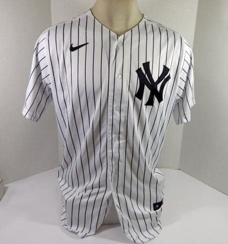 2021 New York Yankees Lucas Luetge # 63 Igra izdana POS rabljeni Bijeli dres 16 P 3 - Igra Polovni MLB dresovi