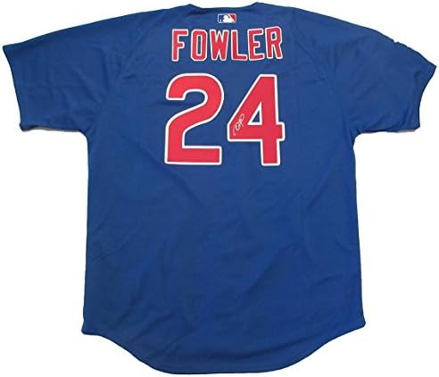 Dexter Fowler Autographied Chicago Cubs Jersey W / Dook, Slika Dexter potpisivanje za nas, Chicago Cubs, Houston Astros, Kolorado Rockies