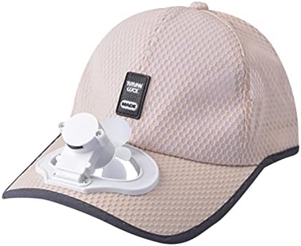 Manhong bejzbol hat hladnjak hlad za hlađenje USB za sunčanje prozračne šeširene ventilatorske ljetne kape za bejzbol kape sombrero