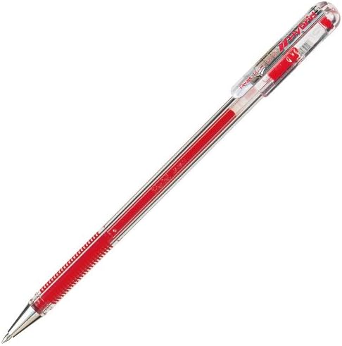 Pentel Ballpoint olovka Hybrid EK105-HR 10 kom postavljen crveni