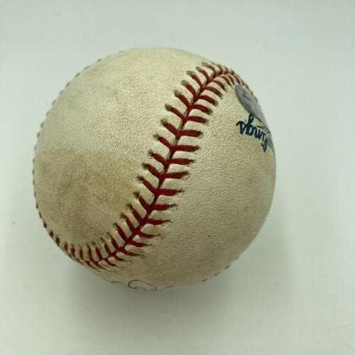 Derek Jeter potpisao igru ​​Rabljeni glavni liga Baseball Steiner & MLB Auth Hologrami - MLB igra Rabljeni bejzbol