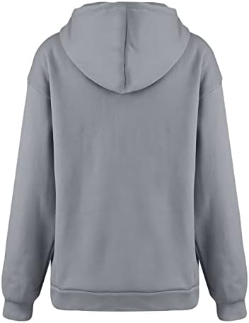 NOKMOPO Fall džemperi za žene Ležerne prilike modne dugih rukava sa čvrstom bojom Zipper džepni duks Top pleteni pulover vrh