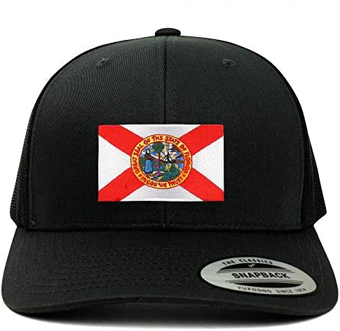 ArmyCrew New Florida Državna zastava vezena zakrpa Retro kamionska mreža