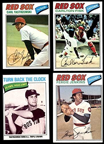 1977. topps Boston Red Sox u blizini Team Set Boston Red Sox VG / Ex Red Sox