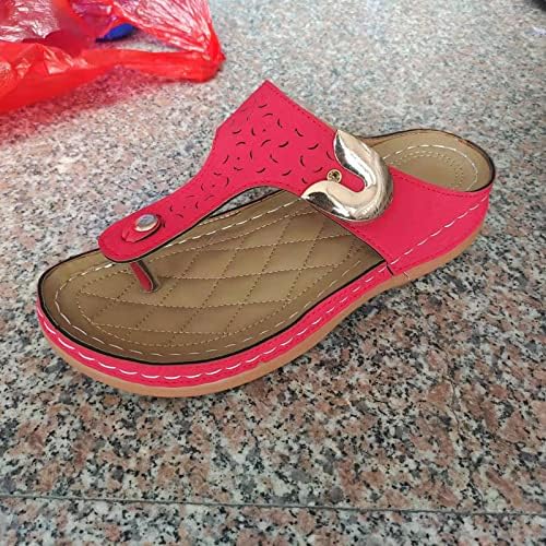 HAMOVESSI Ljetne ortopedske sandale za žene, prsten protiv klizanja protiv klizanja Flip flops prozračne rimske sandale DRESS cipele