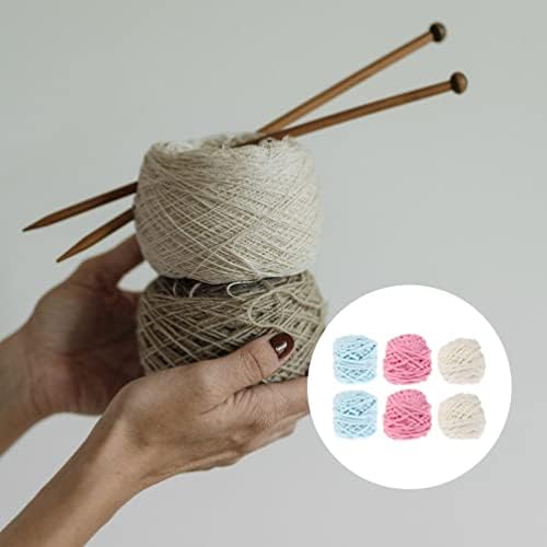 VICASKY deka šal 6kom pamučna pređa ručno pletenje vunena pređa ručno pletenje pređe za pletenje pređe za heklanje pređe za DIY zanate