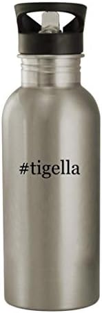 Knick Klack pokloni tigella - 20oz boca od nehrđajućeg čelika, srebrna