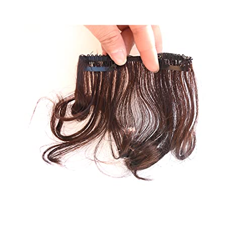 Meiverah Fluffy Curly Bangs Hairpieces, 2 komada Sintetička kosa prirodna lažna frizura za žene Clip in Bangs Fake Fringe ¡