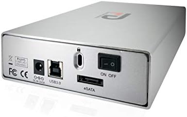 Fantom pogoni 16TB eksterni čvrsti disk HDD, GFORCE 3 Pro 7200RPM, USB 3.0 + eSATA, Aluminijum, bez ventilatora, Prekidač za uključivanje/isključivanje,