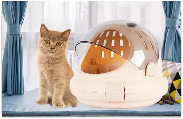 Gppzm prijenosni trener za nošu za mačke plišana smola svemirska kapsula Kućne potrepštine za mačke koje se lako čiste protiv prskanja