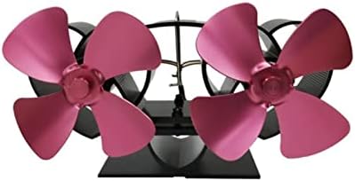 Uongfi Heat Self-Power Kamin Štednjak Top Fan Quiet 8 Blades 2 Monitori Aluminijum Efikasno Topli Veliki Sobni Drveni Gorionik Ventilator