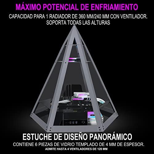 Kediers Diamond Pyramid ATX PC Case inovativna torbica za računarski toranj za igre