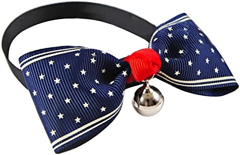 JJ Store Pet Bowknot ovratnik kravata sa zvonom za mačke ili male pse