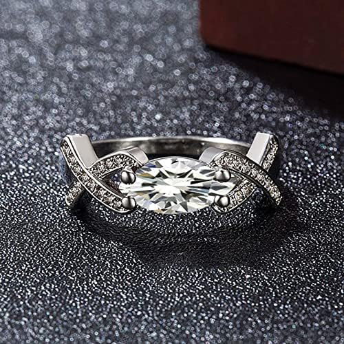 2023 Nove Ženske Kombinacije Kristala Personalizirani Modni Dijamantski Prstenovi Cirkon Prstenovi Modni Konj Intarzirani Prstenovi