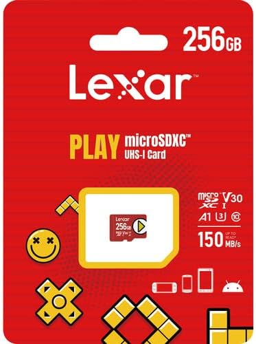 Lexar Play 256GB microSDXC memorijska kartica za Nintendo prekidač, prekidač za prebacite Lite, prekidač OLED model Contole Console