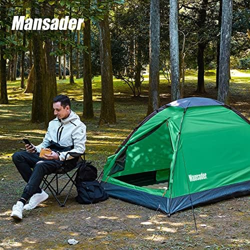 Mansader 2 osobe kampiranje kugle za kupole, vodootporni lagani prijenosni šatori za planinarenje na otvorenom