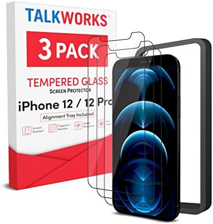 Razgovor o premium kaljenom staklenim zaslonu za iPhone 12/12 PRO - uključuje instalacijsku ladicu, protiv sjaja, pukotine, ultra