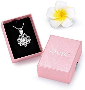 Kremat Nakit Lotus Oblik nehrđajućeg čelika Memorijalna ogrlica od mini srčanih urnih držača za pepeo