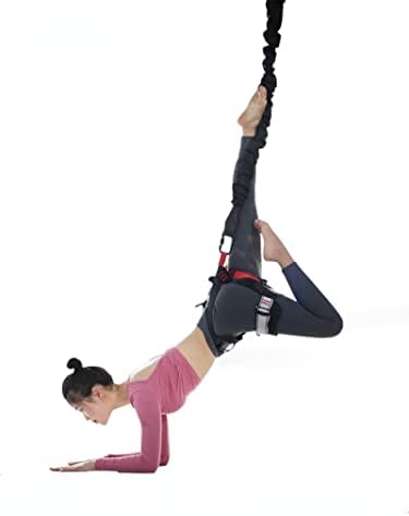 Vexneoerz zatvoreni bungee vitalni remen antenski joga bungee elastična gudačka ples fitness trening viseće opreme