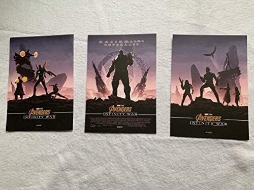 Avengers Infinity rat - set od 3 originalne promo filmske plakete Odeon Matt Ferguson