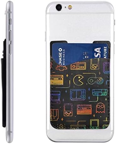Igra Video Gaming Uzorak Telefonska kartica PU kožna kreditna kartica ID kućišta torbica 3M ljepljive rukave za sve pametne telefone