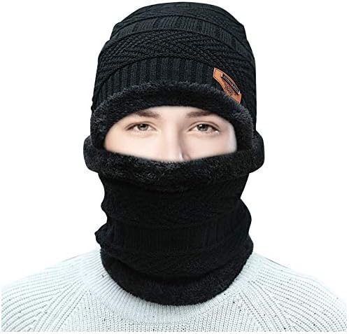Zimske kape za žene za žene meko toplo odijelo Winter With Plish Woolen Hat šal za biciklizam termalne dvodijelne bejzbol kape