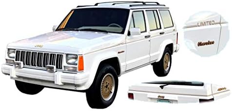 Zamena Phoenix Graphix za 1991. 1992. 1993. 1994. 1995. 1996 Jeep Cherokee Limited XJ kamion naljepnica Stripegraphic - svijetlo zlato