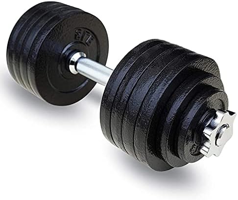 Fitness Maniac USA 105 lbs Podesivi bučice postavljaju čvrste livene željezne ploče, odlične za obuku čvrstoće, dizanje tegova, bodybuilding