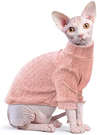 IDEPET SPHYNX Mačke bez džus košulje mače meko štene pulover slatka mačka pajamas kombinezon za pamuk kože za kućne ljubimce zimske
