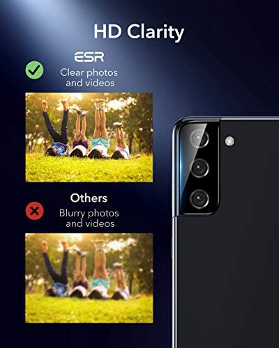 ESR zaštitni objektiv kamere kompatibilan sa Samsung Galaxy S21 Plus [2-pack] [ogrebotina otpornog na kaljeno staklo] [ultra-tanka],