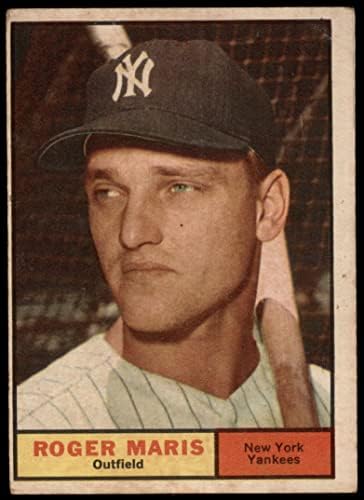 1961 TOPPS 2 Roger Maris New York Yankees Dean's Cards 2 - Dobri Yankees