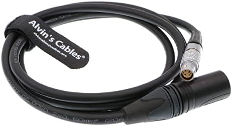 Alvinovi kablovi XLR 4-pinski muški do 6-polni ženski kabel za napajanje za crvenu epsku škrašku