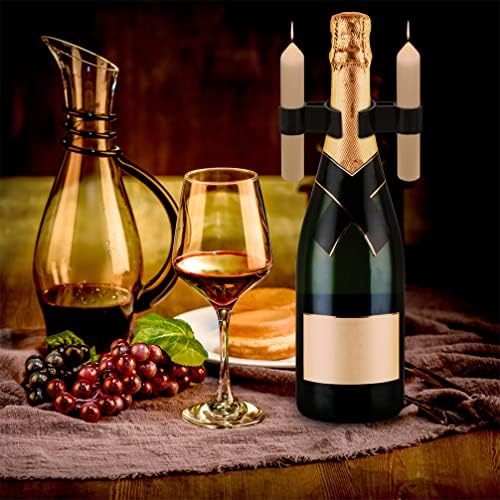 Kichvoe Trostruki držač za flašu šampanjca 9kom držači sigurnosnih kopči plastične servisne kopče za godišnjice vjenčanja 18kom